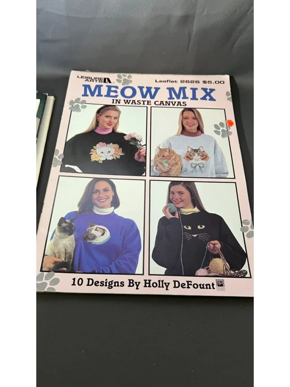 22 Vintage Cross Stitch Patterns For Sweatshirts 1980s Booklets Bundle